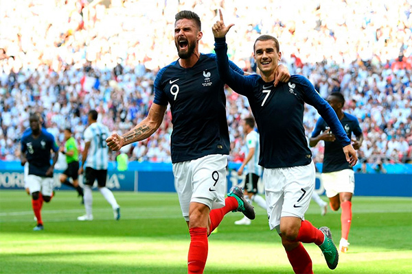 Франция обыграла Аргентину и вышла в четвертьфинал