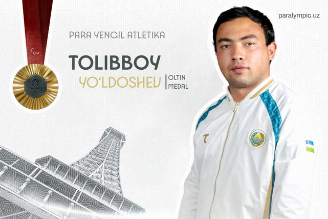 Tollyboy Yuldashev becomes Paralympic champion