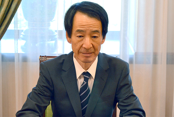 Ilhom Nematov meets with the Ambassador of Japan