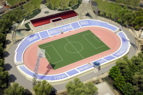 Works on the modernization of the stadium in Termez are in full swing