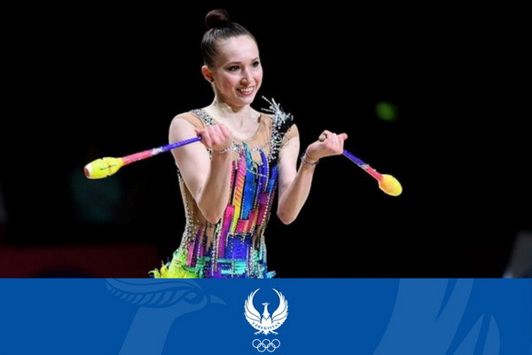 Takhmina Ikramova wins 5 medals at the Rhythmic Gymnastics World Cup