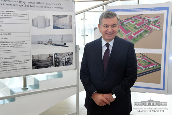 Президент Узбекистана продолжил визит в Каракалпакстан