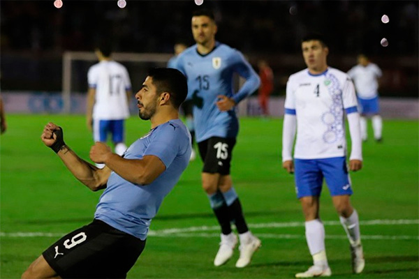 Сборная Узбекистана уступила Уругваю со счетом 0:3
