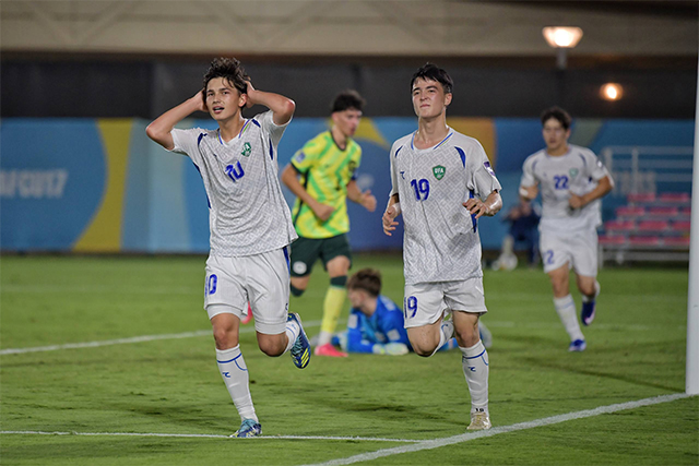 Узбекистан U17 обыграл Австралию 2:0 и возглавил группу D