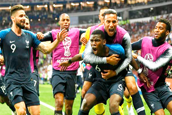 Франция выиграла Чемпионат мира в России