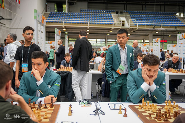 Chess: Uzbekistan men’s team defeats Serbia