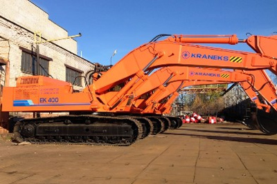 Kranex builds three excavators for Uzbekistan