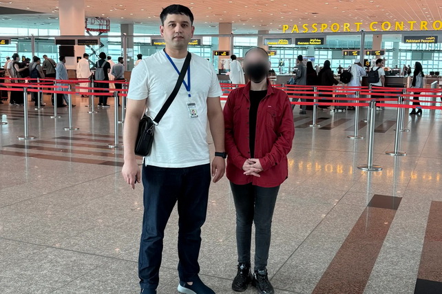 Узбекистанка, оказавшаяся в трудной жизненной ситуации, возвращена на родину из Пакистана