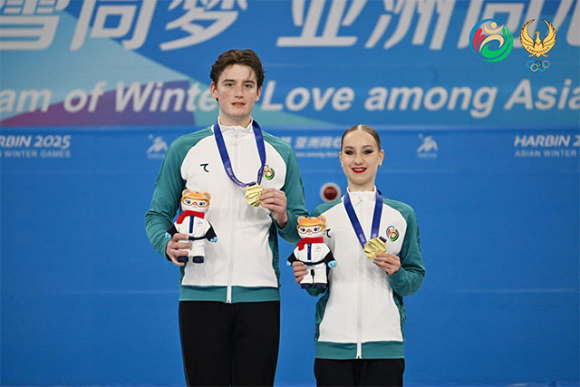 Harbin 2025: Chigirev and Geinish crowned champions at the Winter Asian Games!