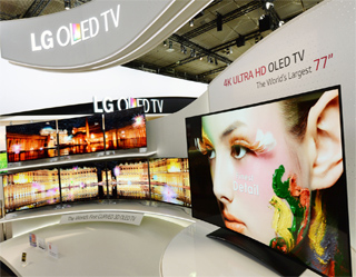 LG unveils world’s largest ULTRA HD OLED TV
