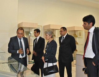 UNESCO chief visits National Library of Uzbekistan