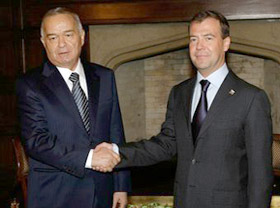 Presidents of Russia and Uzbekistan hold informal meeting on Monday