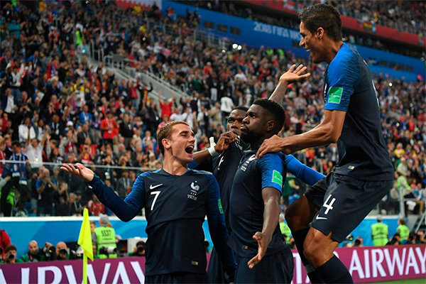 Сборная Франции стала первым финалистом ЧМ-2018