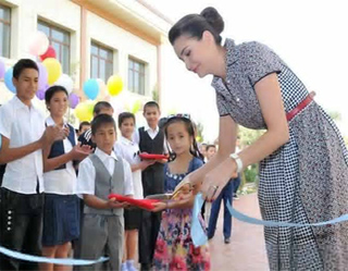 Lola Karimova-Tillyaeva opens Mercy House in Samarkand