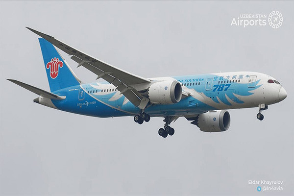 China Southern Airlines начнет полеты в Узбекистан