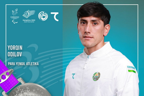 Hangzhou 2022: Yorkin Odilov - silver medalist of the Para Asian Games!