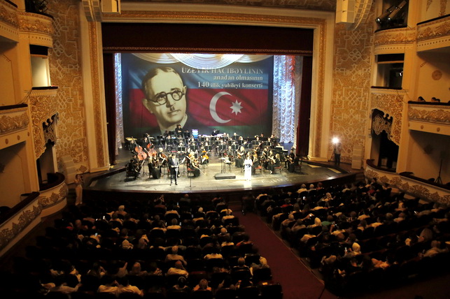 В Ташкенте прошёл торжественный концерт в честь 140-летия со дня рождения Узеира Гаджибейли